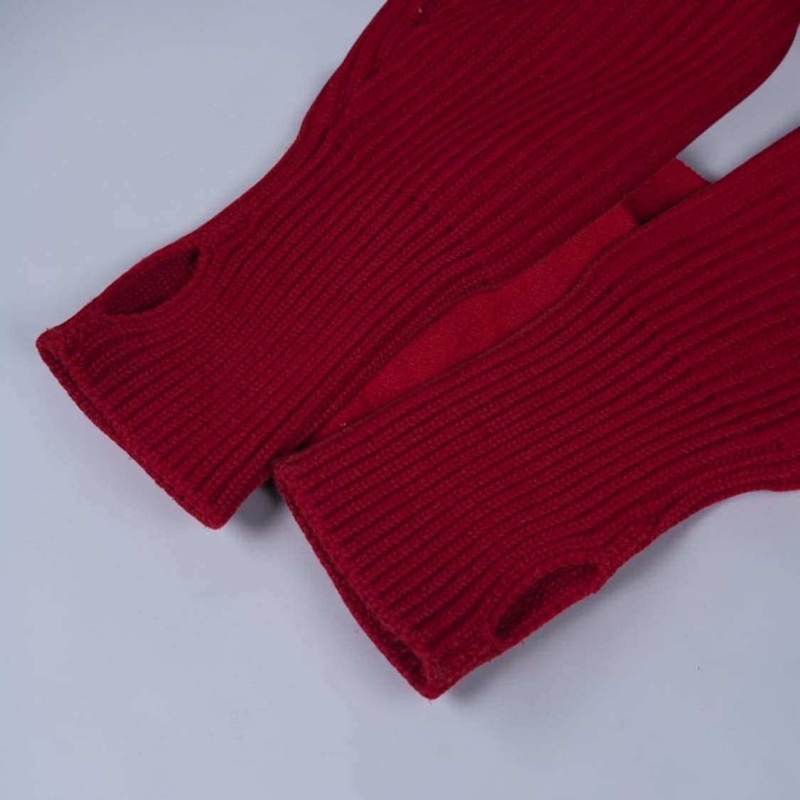 S 안데르센안데르센 크루넥 니트 레드 상품이미지5