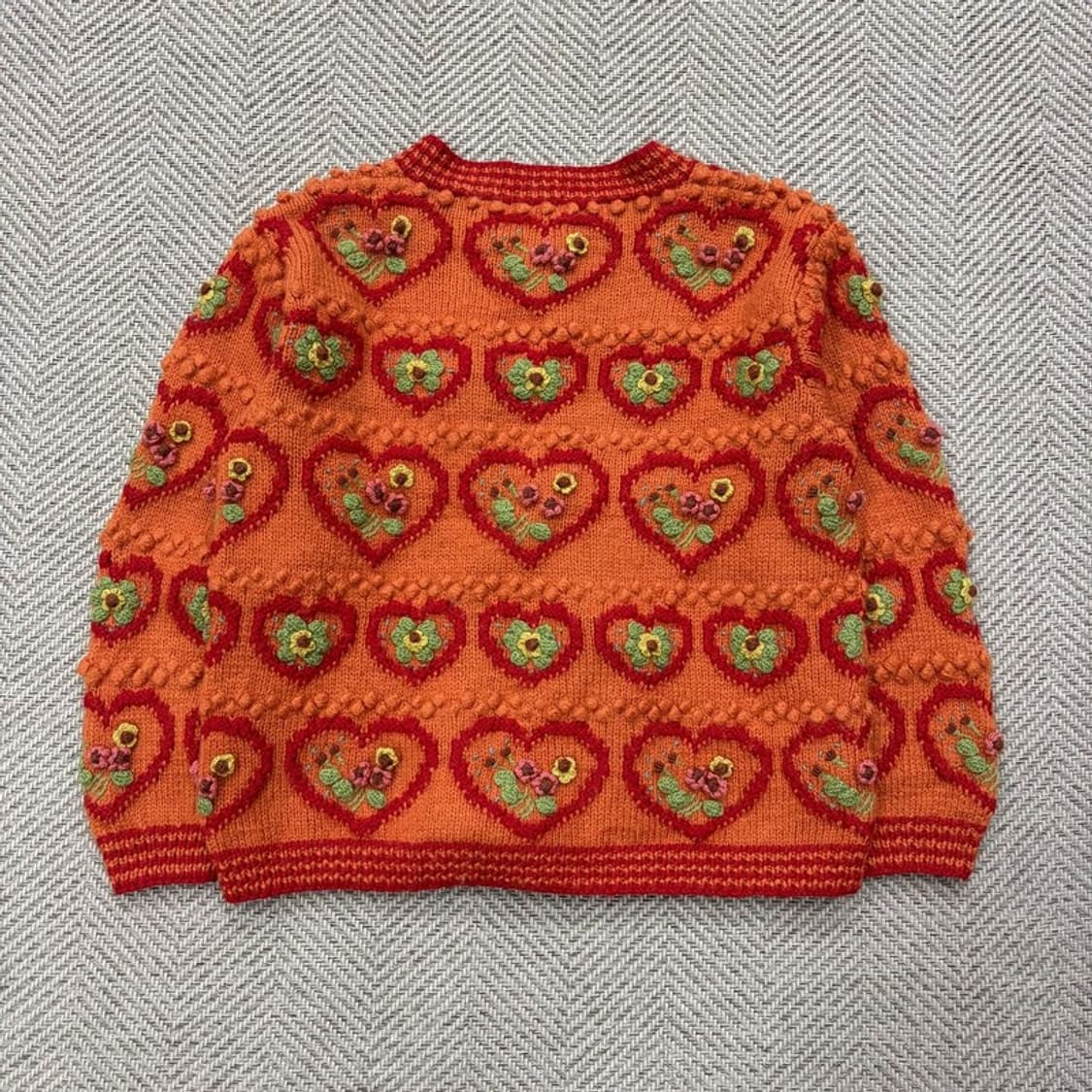 모리걸 핸드메이드 자수 가디건 v2725 상품이미지2