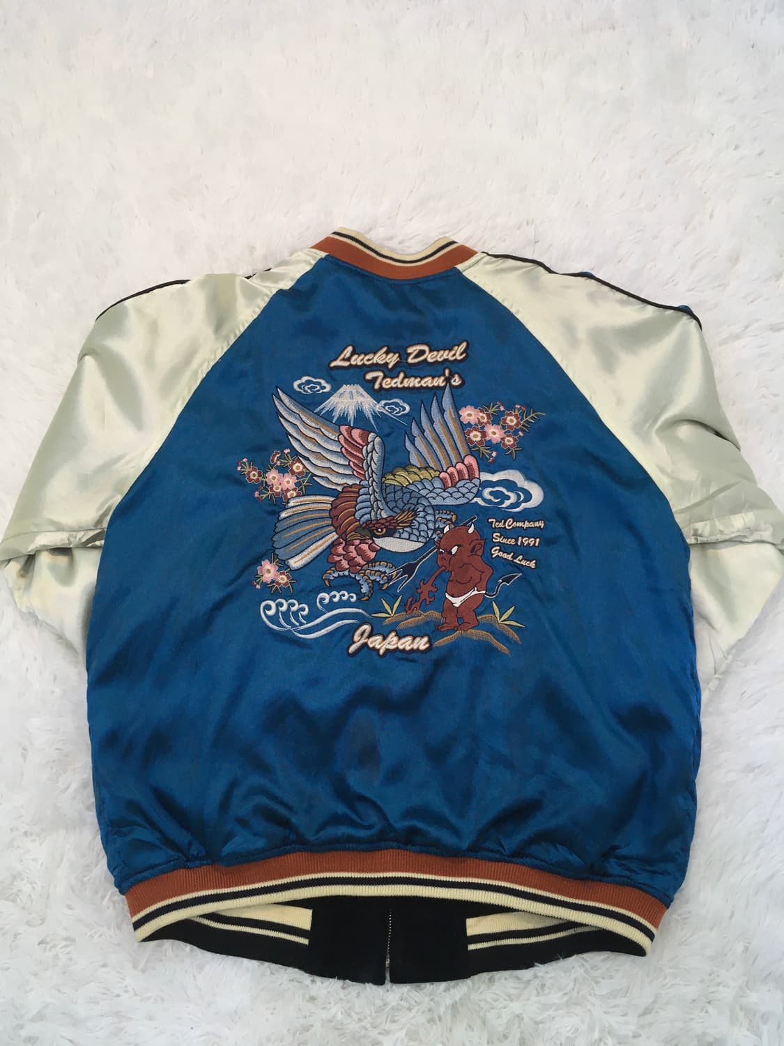 빈티지 양면 데빌 스카쟌 y2k 스트릿 갸루 펑키 일본빈티지712 상품이미지3