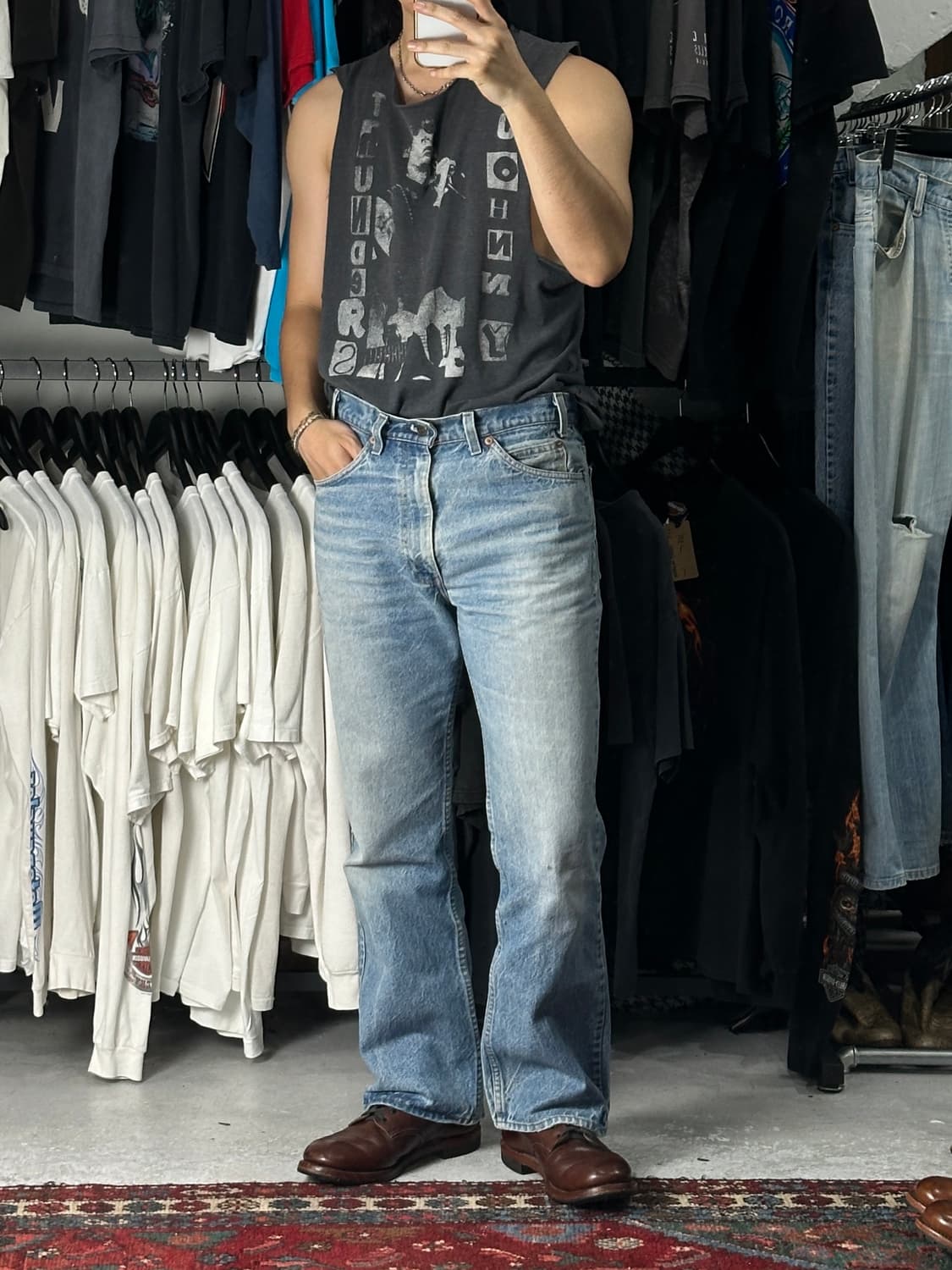 80’s USA Made 빈티지 리바이스 517 부츠컷 오렌지탭 상품이미지2