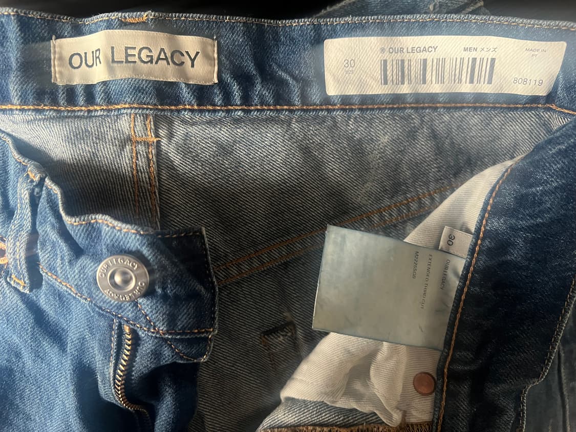 아워레가시 서드컷 블리치 데님 30 상품이미지4