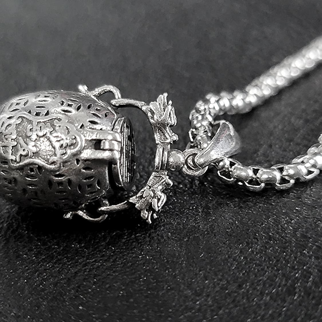 사리라 백동 펜던트 엔틱 선물 부처님 불교 남자 목걸이 상품이미지3