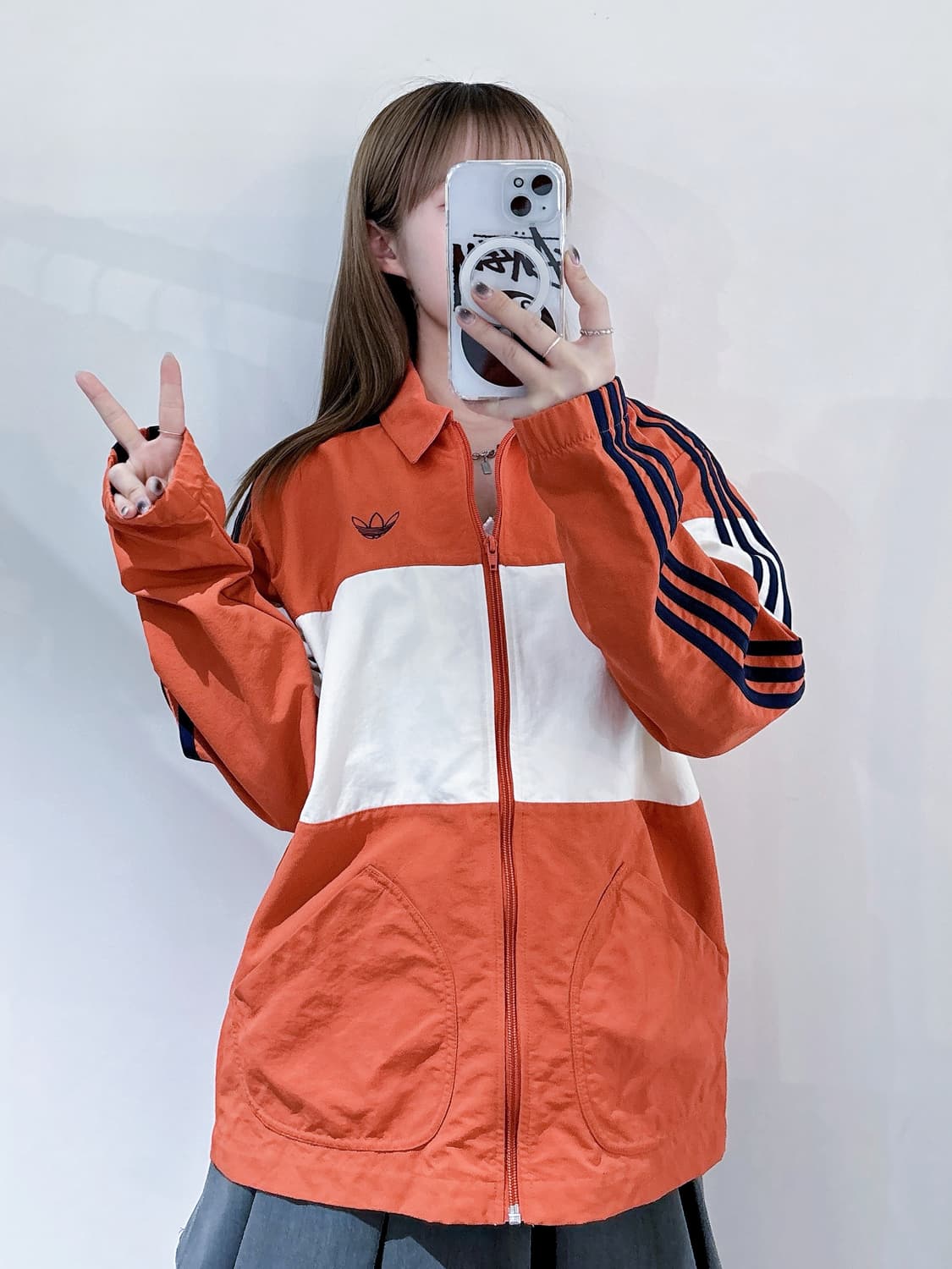 아디다스 오렌지 자켓 상품이미지1