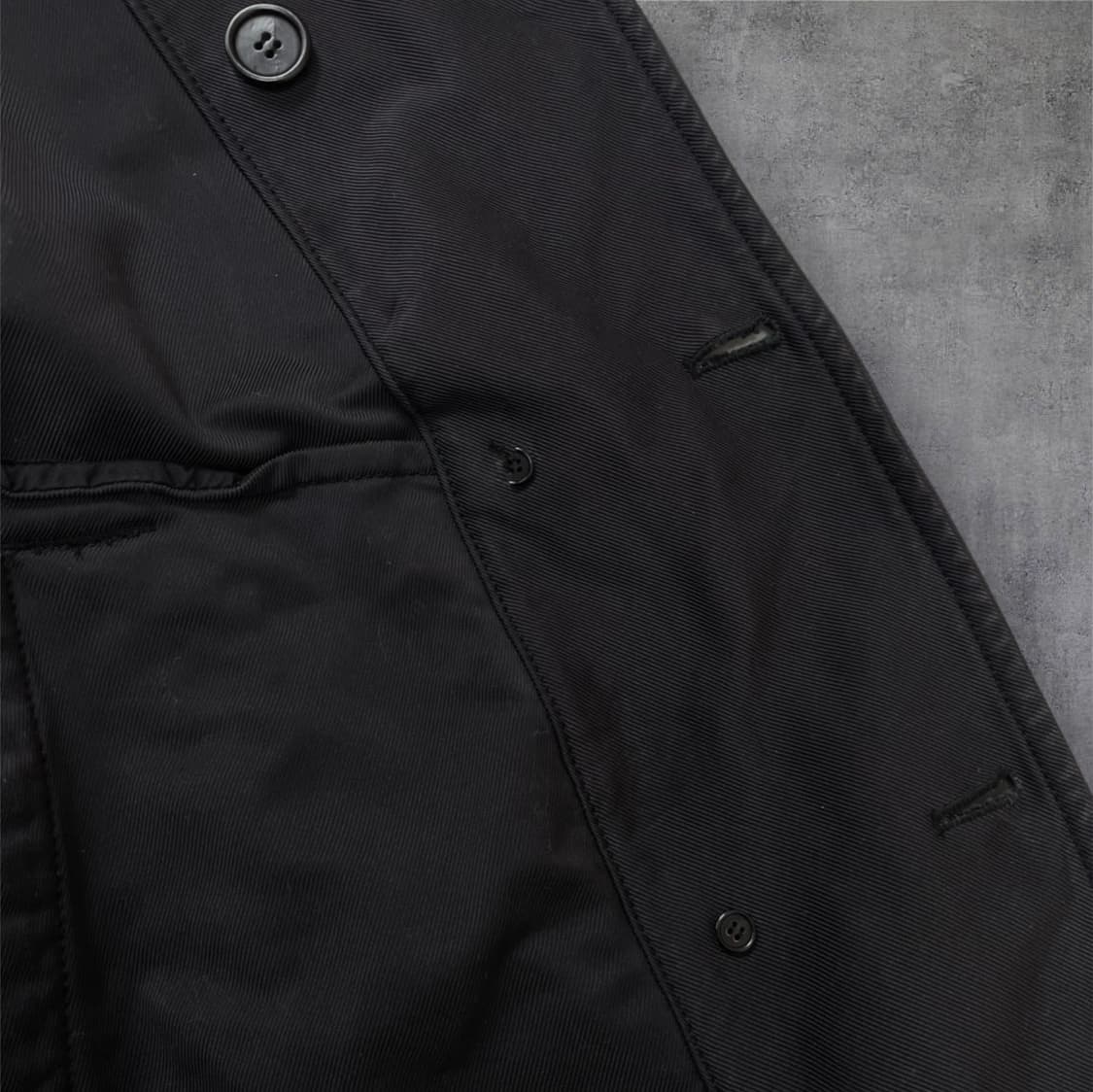 꼼데가르송셔츠 차콜 더블 브레스티드 코트 XS 상품이미지8