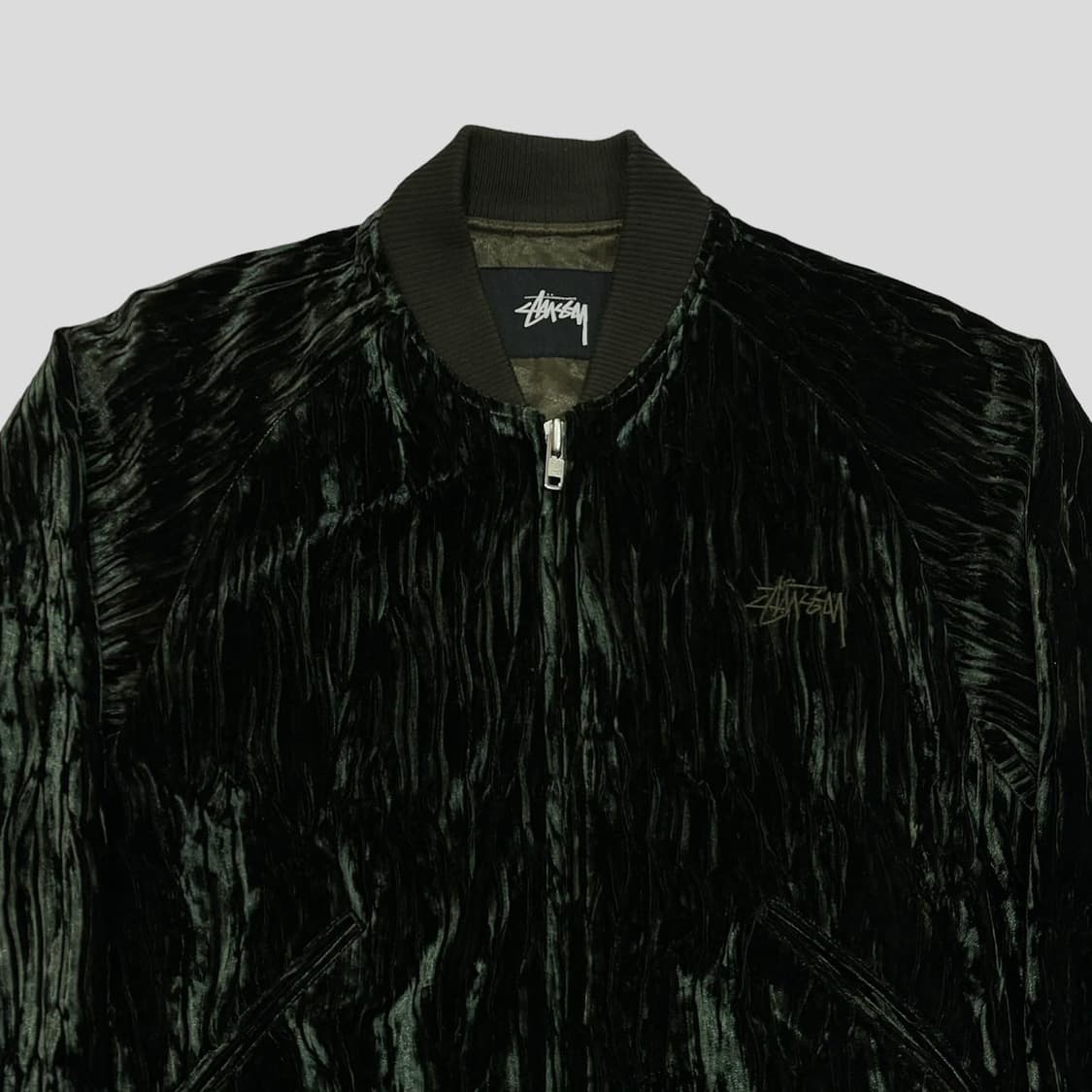 Stussy velvet bomber jacket 상품이미지5