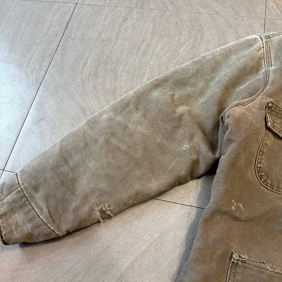 칼하트 정품 C02 브라운 덕 초어 자켓  상품이미지6