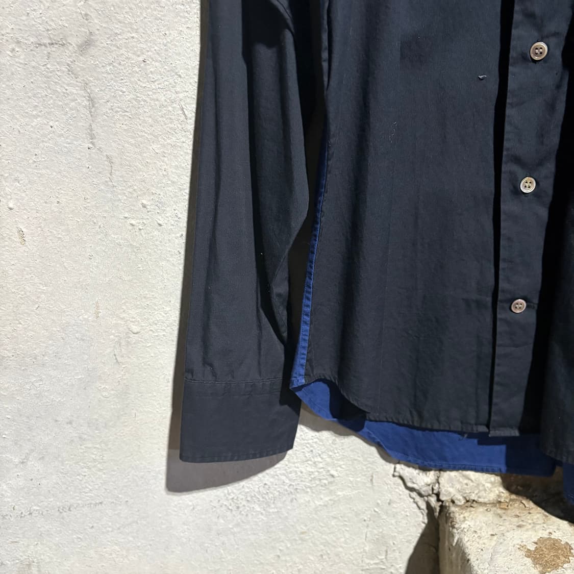 주카 투톤 셔츠 상품이미지3