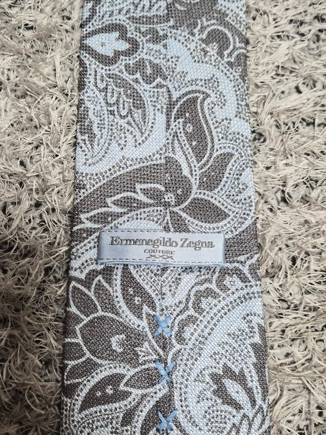 에르메네질도제냐Zegna 페이즐리 넥타이 Free - N29 상품이미지4