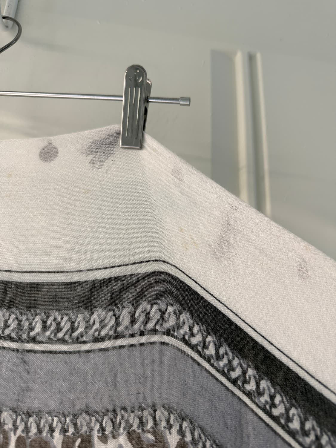 일본빈티지 레오파드 테슬 스카프 상품이미지5