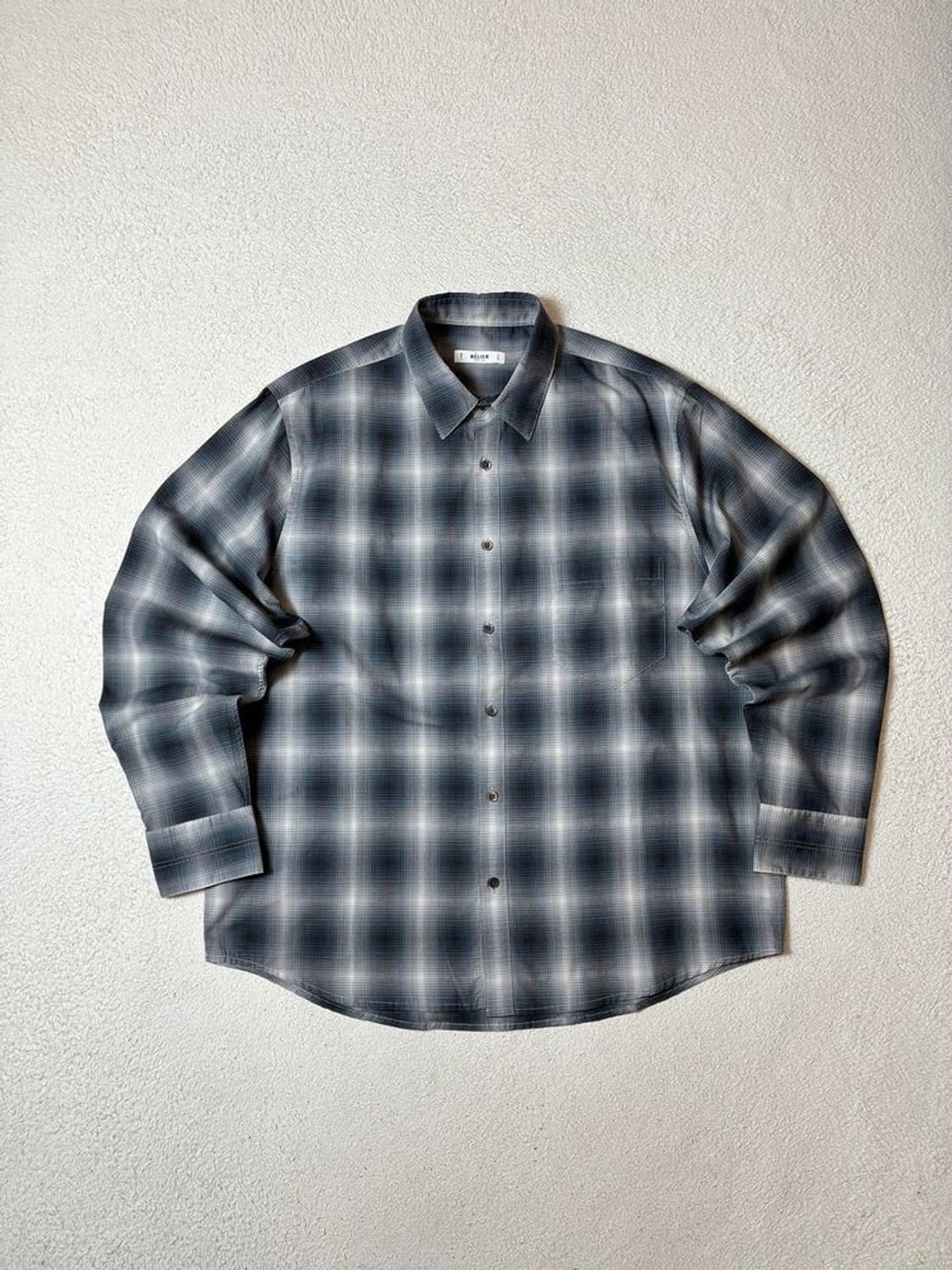 벨리에 BELIER 치코 옴브레 체크 셔츠 PN7712 상품이미지1