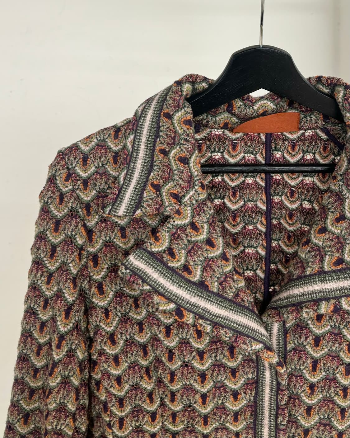 미쏘니 멀티컬러 니트 자켓 상품이미지3