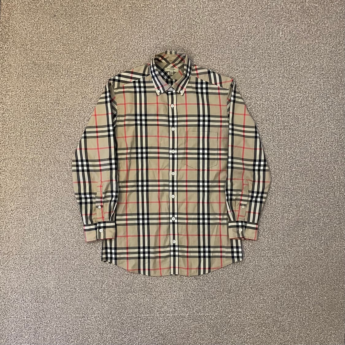 버버리 체크 셔츠 상품이미지3