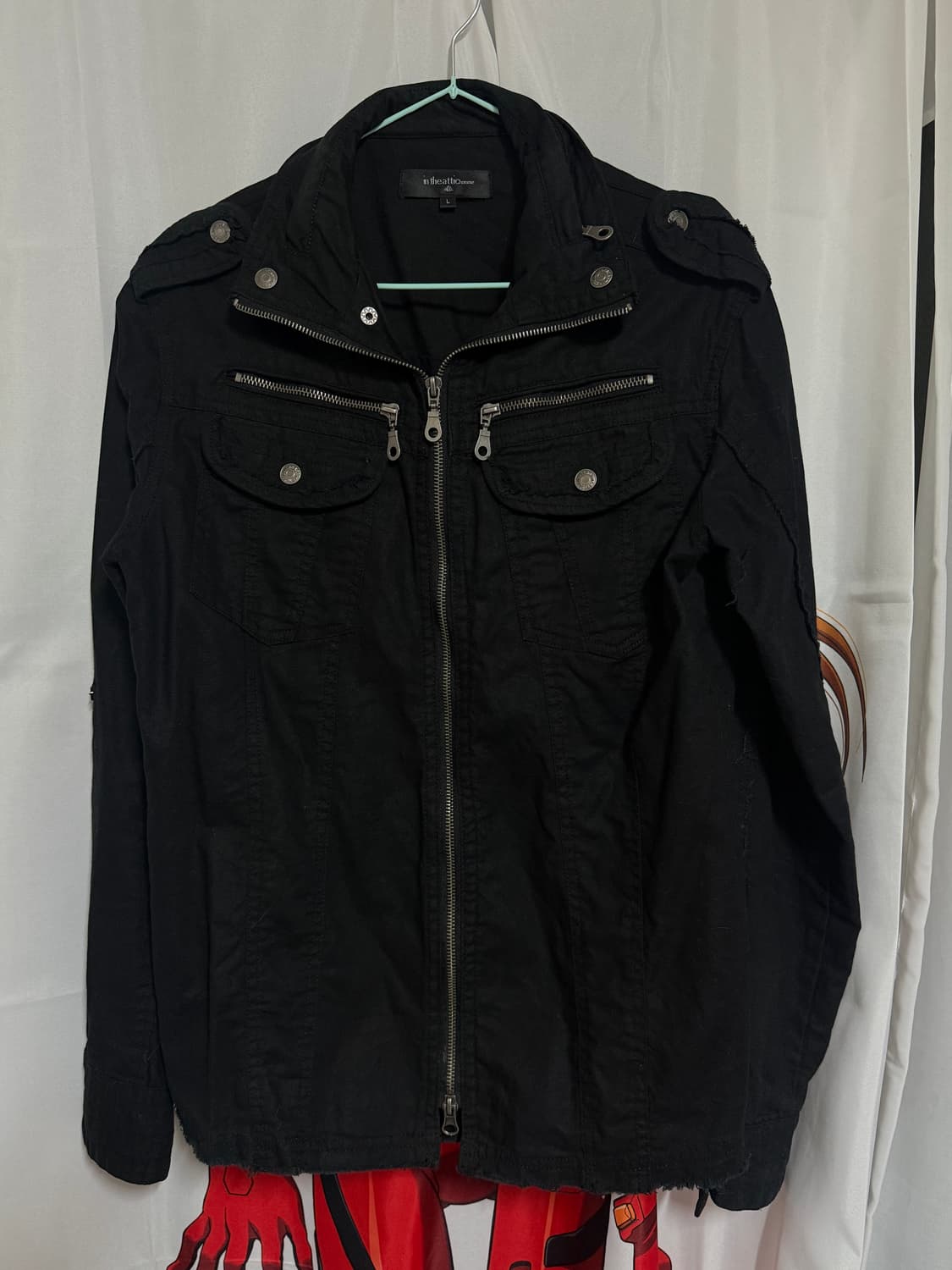 인더 아틱 in the attic homme 펑크 집업 셔츠 아우터 상품이미지3