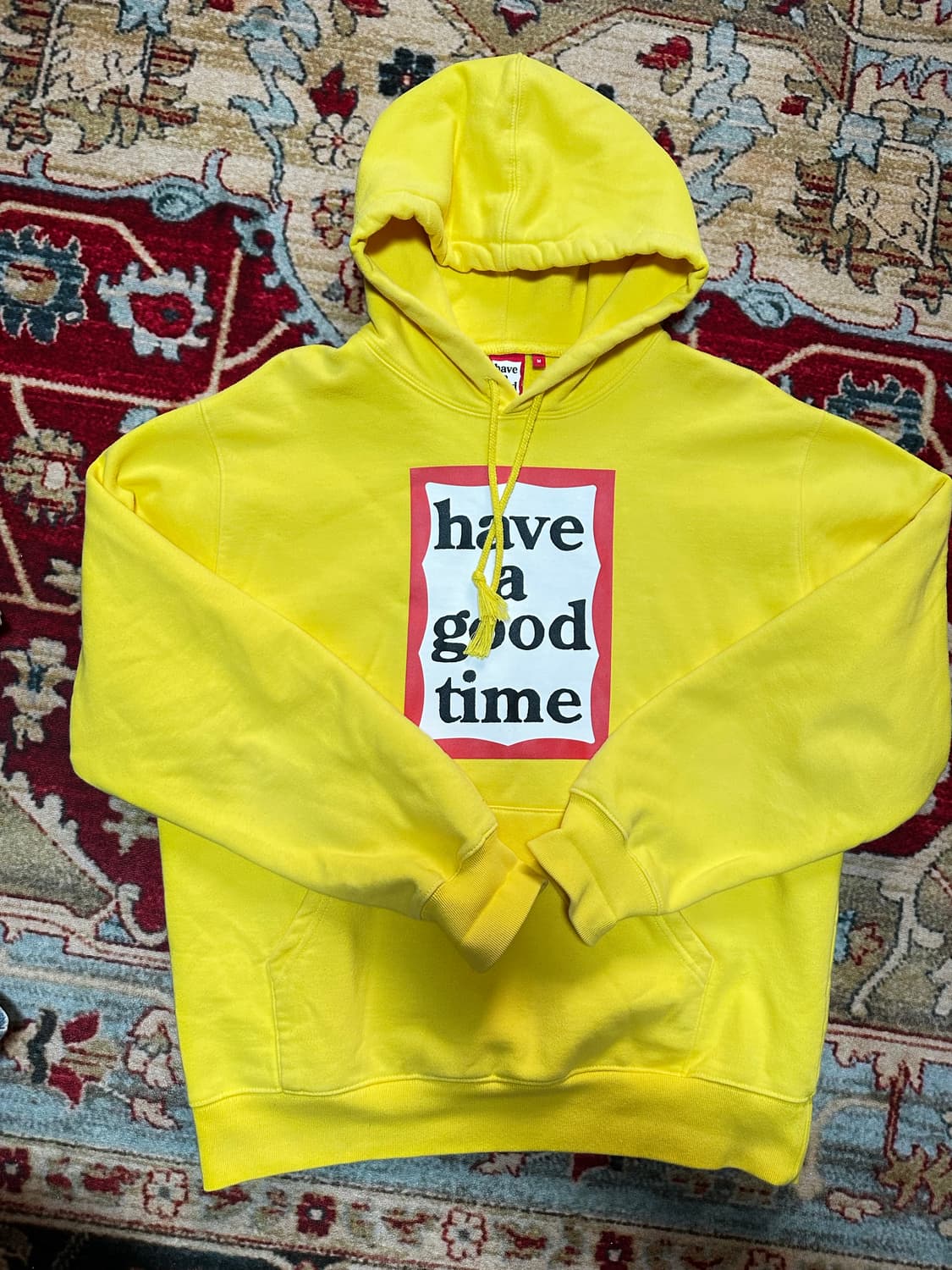 해브어굿타임 로고 후드티 M 상품이미지1