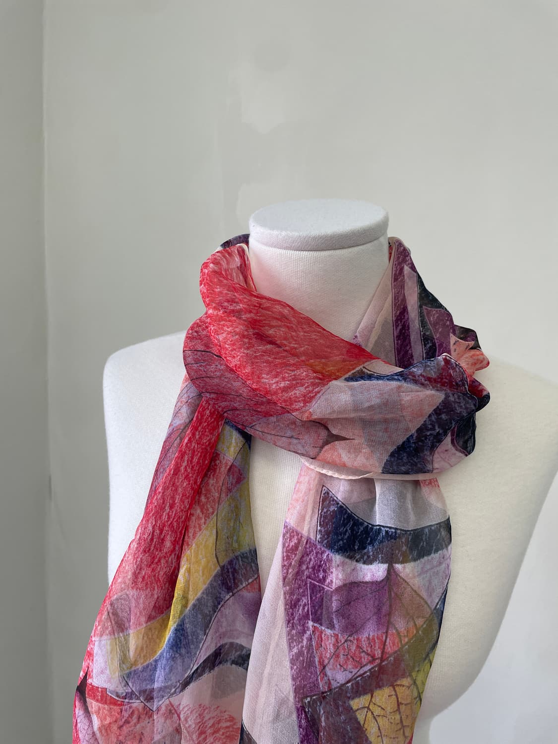 빈티지 실크 플로럴 스카프  상품이미지2