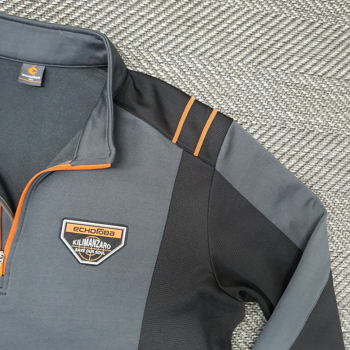 에코로바 반집업 기모 등산복 남자105 상품이미지3