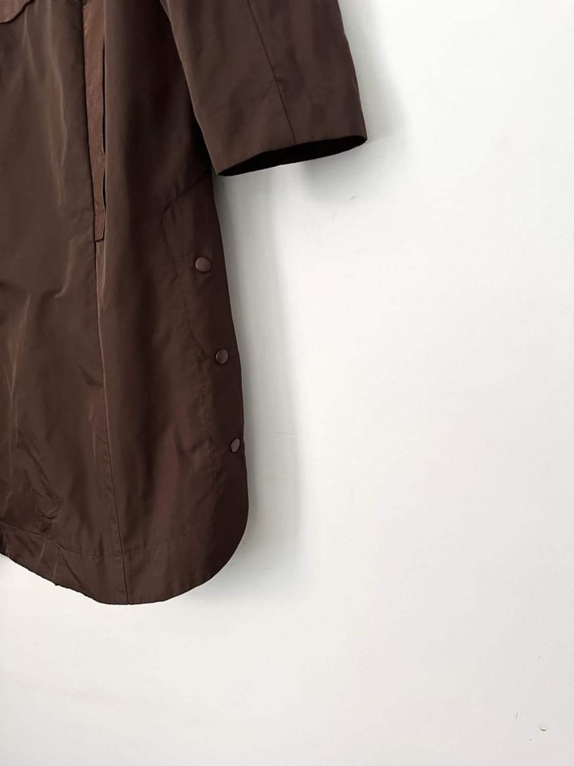 Bambi leather mix jacket / brown 상품이미지4