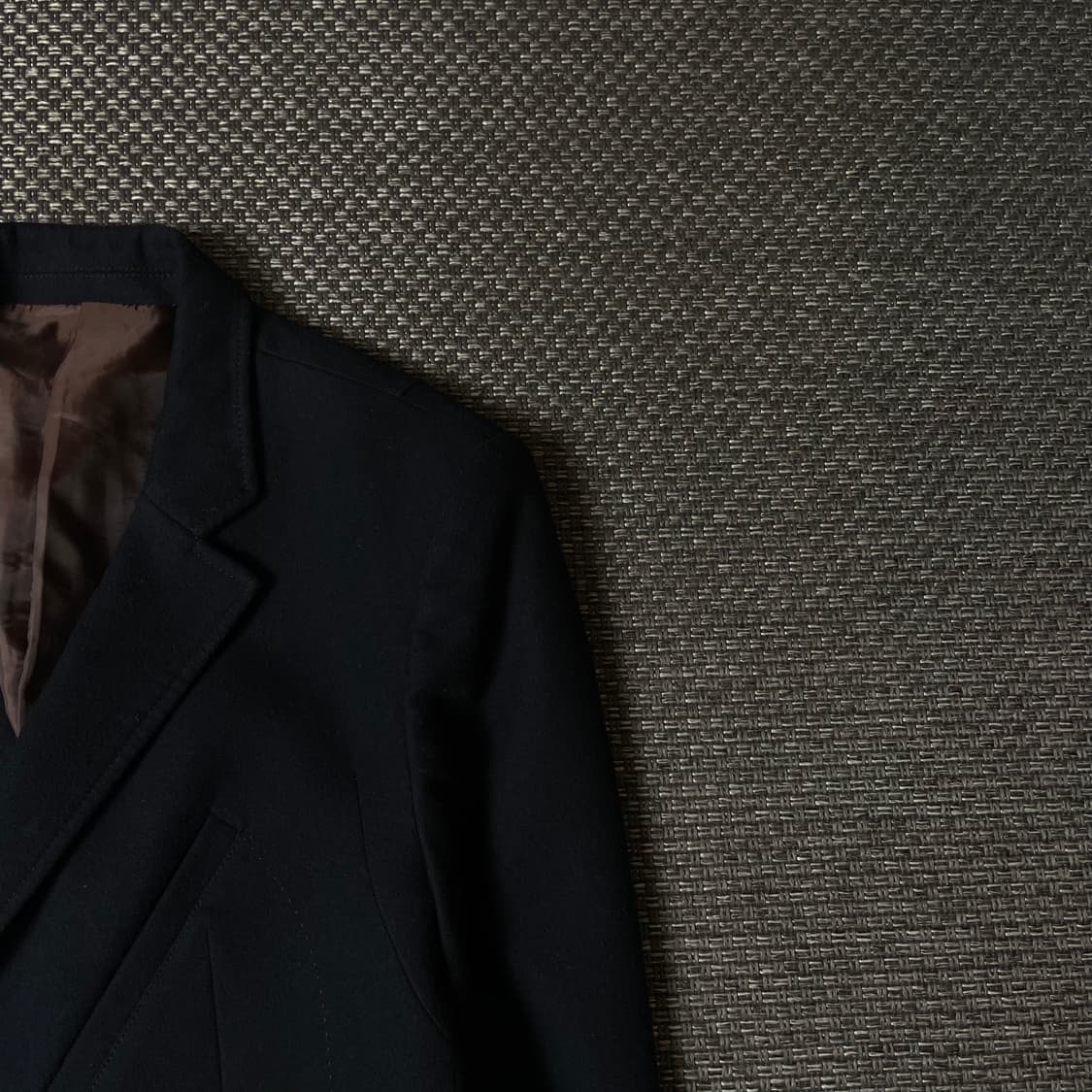 시스템 네이비 숏 더블 코트 105 상품이미지3