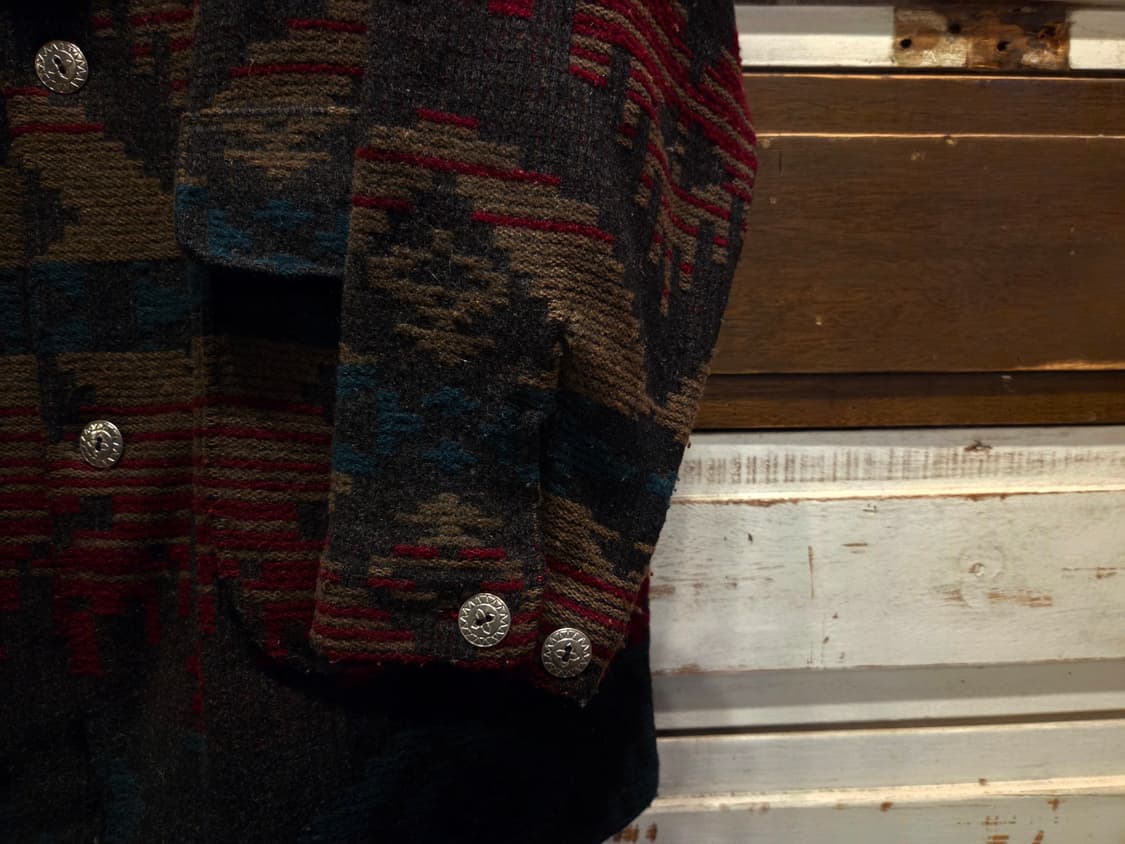 80'S 울리치 나바호패턴 블랭킷코트 상품이미지4