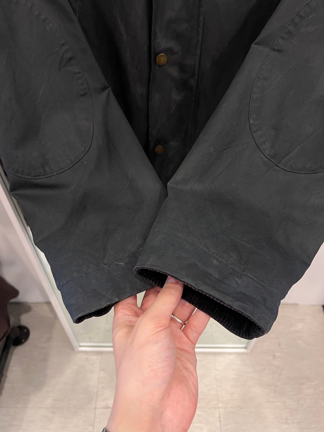 90s Polo ralph lauren 폴로 랄프로렌 왁스코튼 헌팅 자켓 상품이미지3