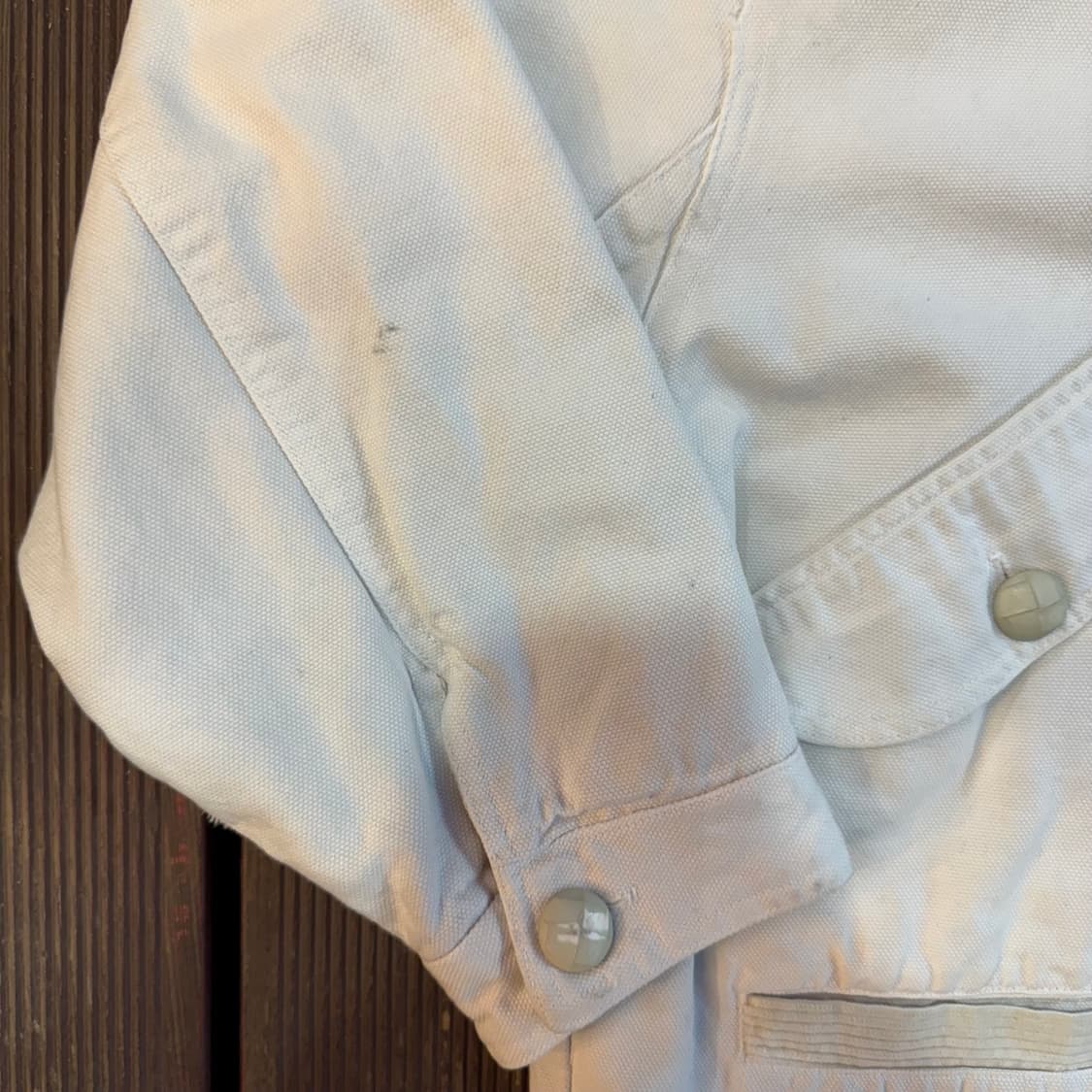 빈티지 화이트 초어자켓 상품이미지9