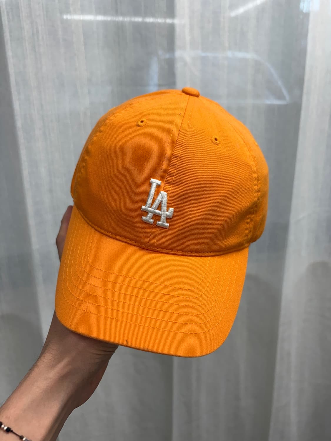 MLB 엠엘비 LA다저스 오렌지 볼캡 모자 상품이미지1