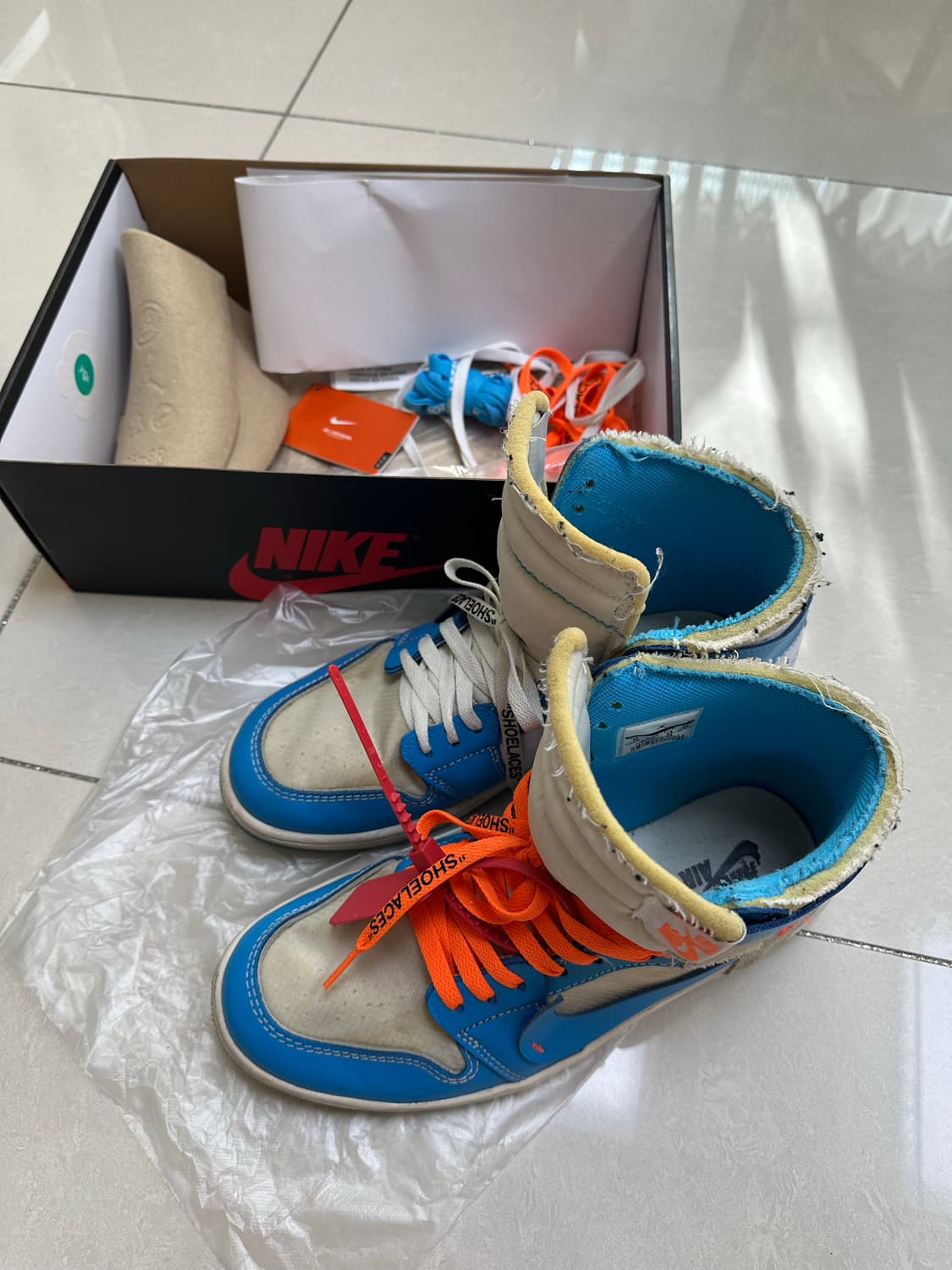 오프화이트 조던 UNC (280) 상품이미지6