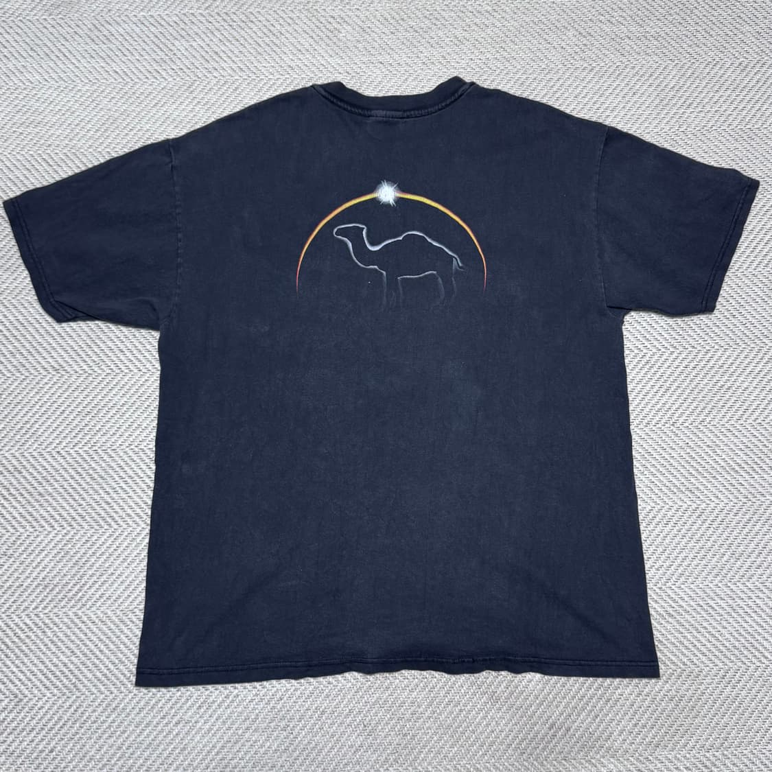 (XL) 9Os 빈티지 카멜 프로모 이클립스 포켓 티셔츠 상품이미지1