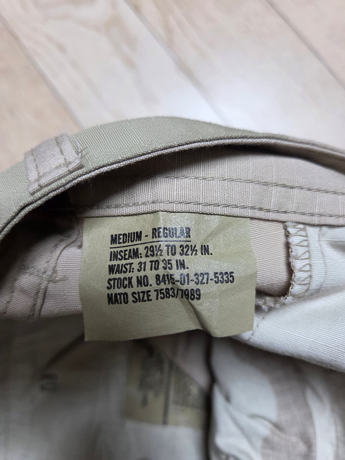 미군 사막삼색DCU 전투복 바지.,M.R.새제품 상품이미지2