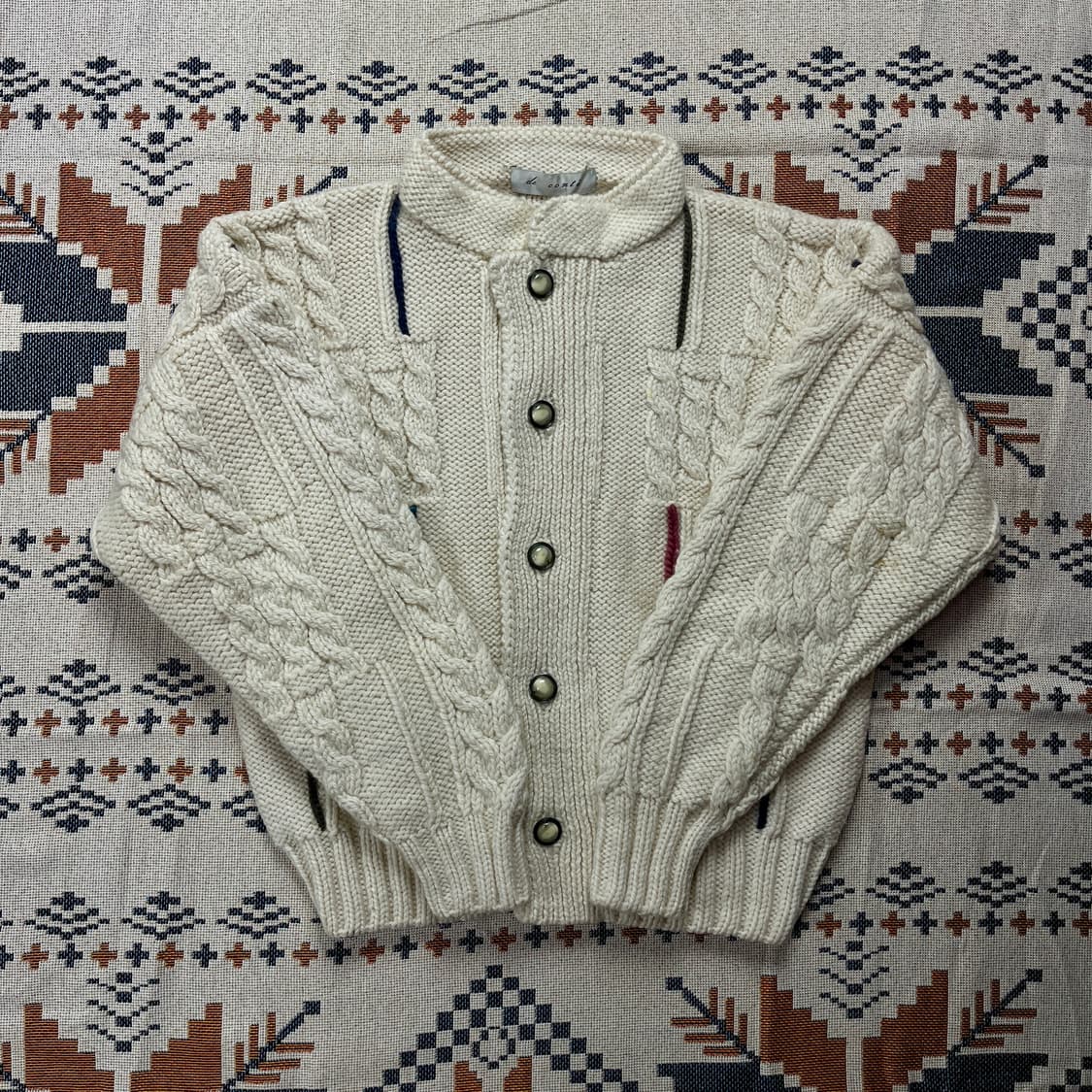 de conte 울100 일본 빈티지 가디건(실측확인) 상품이미지1