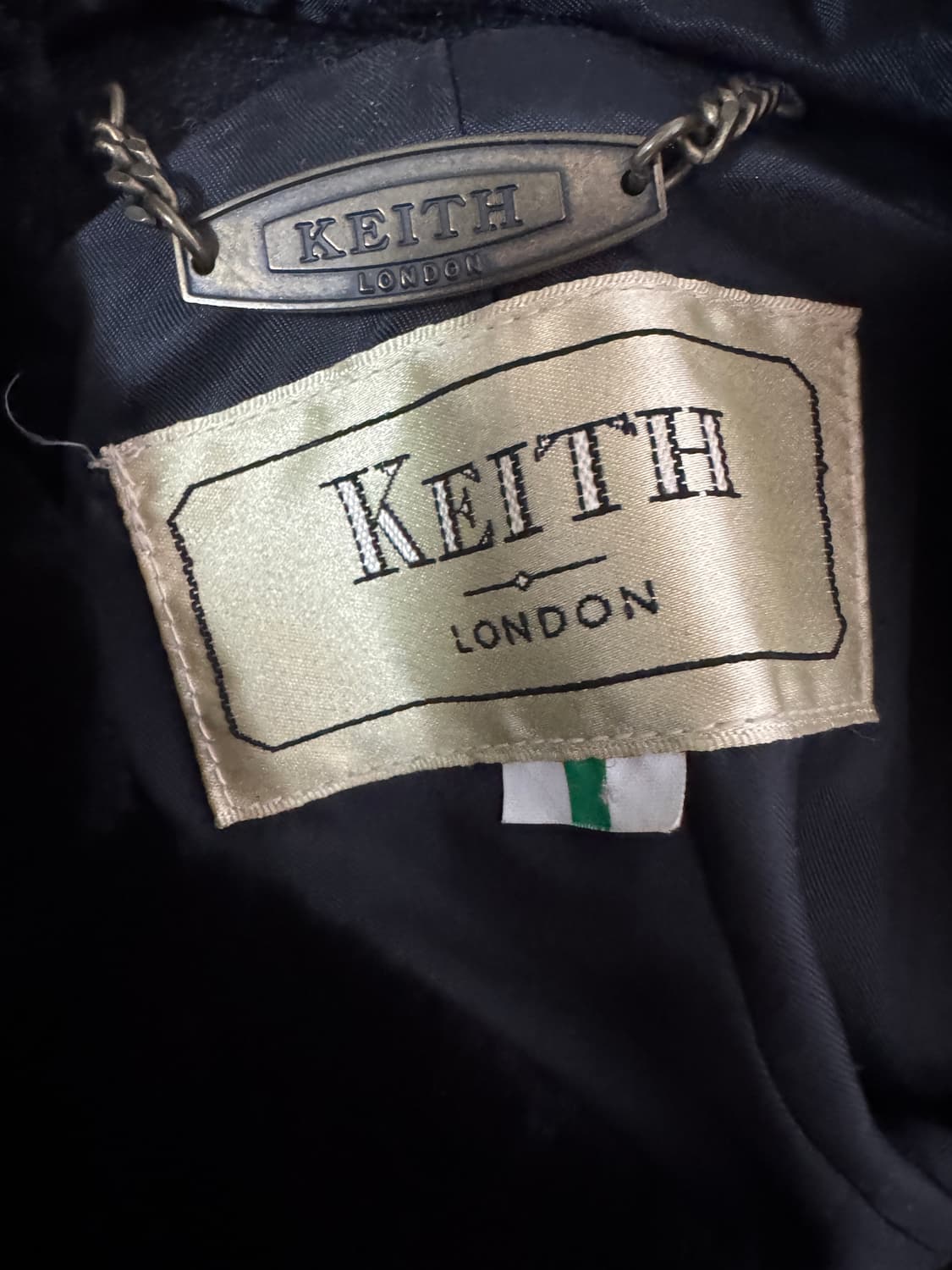 여성 키이스 런던 Keith 퍼 카라 알파카 고급 코트 블랙 상품이미지4