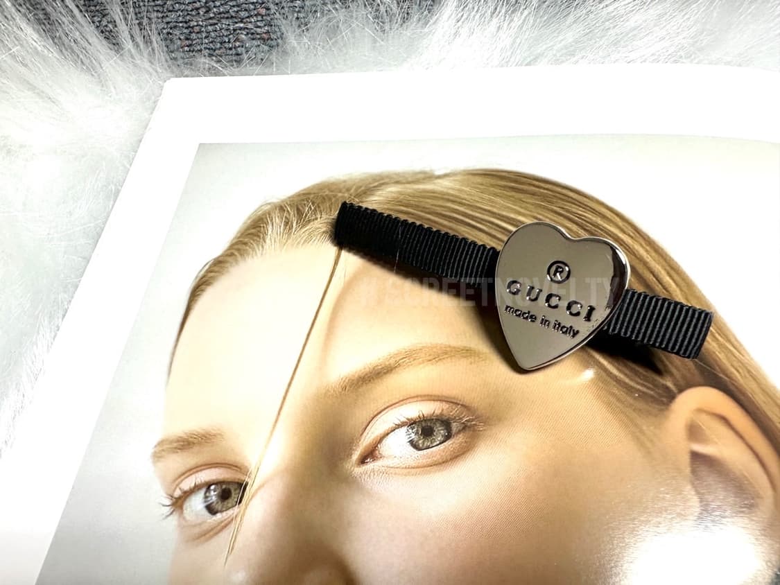 구찌 빈티지 헤어핀 실버 상품이미지9