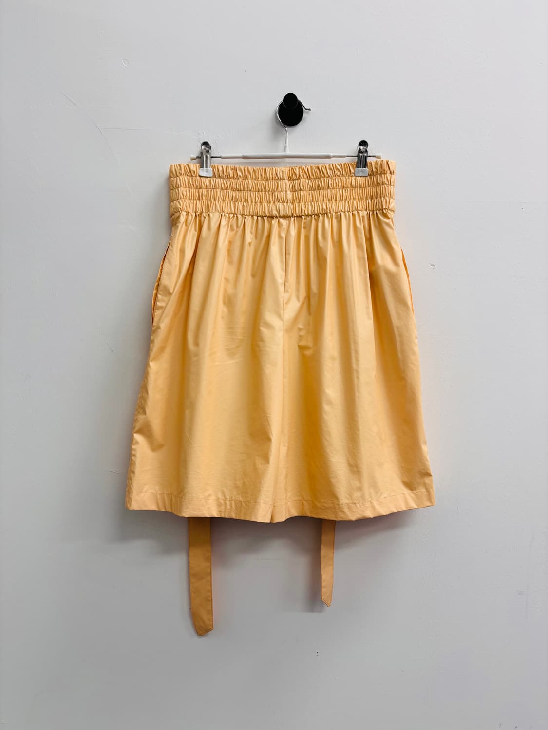 시스템(SYSTEM) 페이크 레더 밴딩 하프 팬츠 피치 상품이미지3