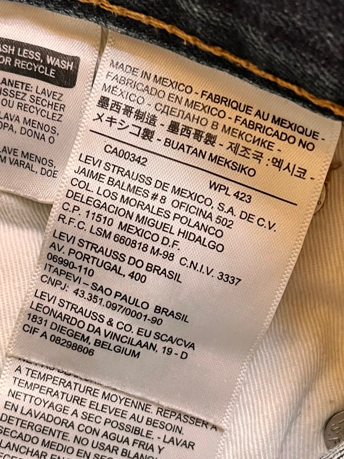 리바이스 513 데님팬츠 W30 L32 상품이미지5