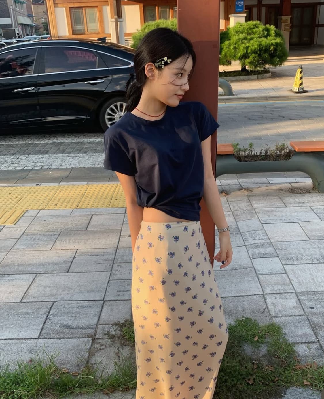 페이보릿띵스 플라워 롱 스커트 상품이미지1