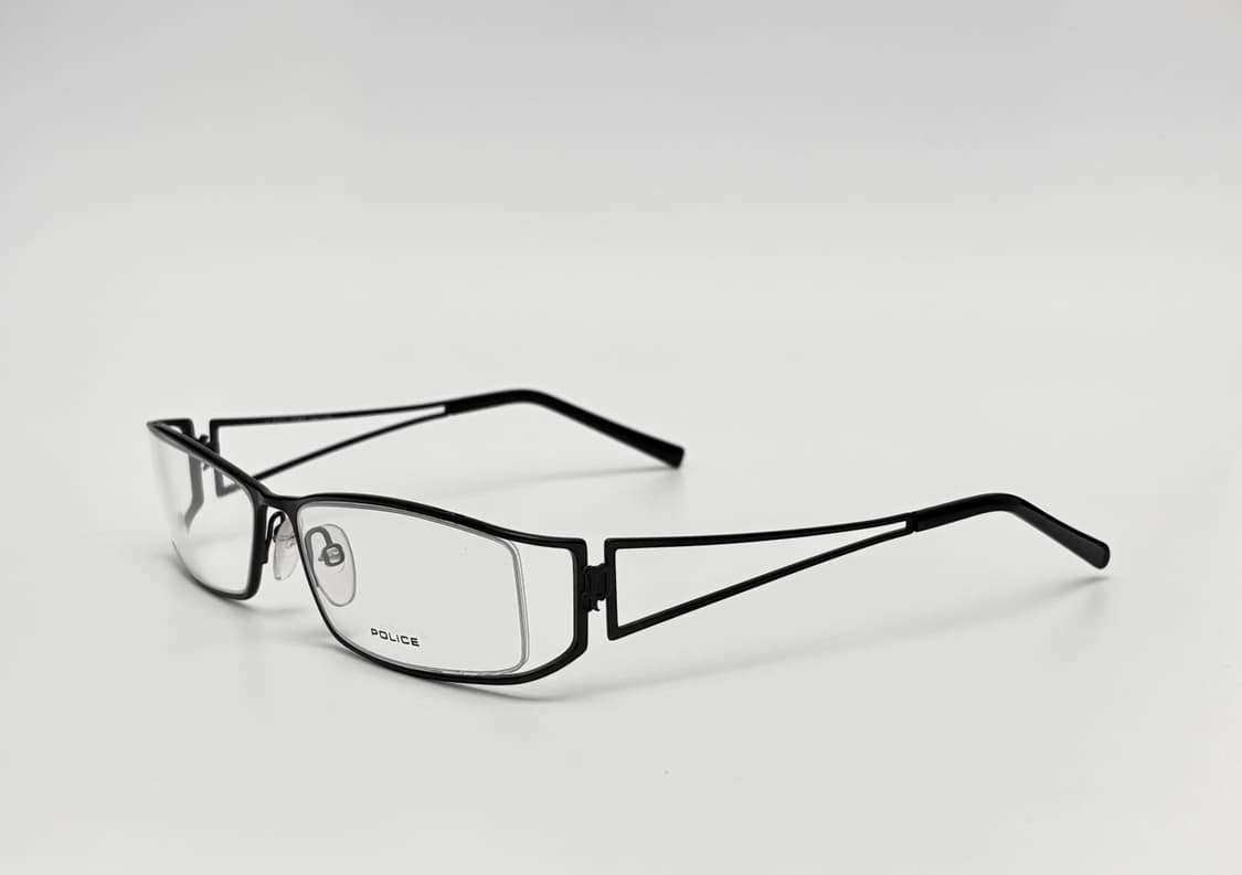 폴리스 빈티지 무광 블랙 안경 상품이미지1