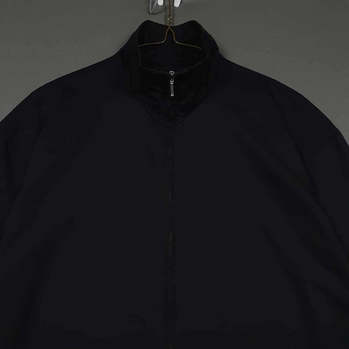 실측 M (95) 인사일런스 신형 드레이프 집업 셔츠 블랙 오버핏 상품이미지4