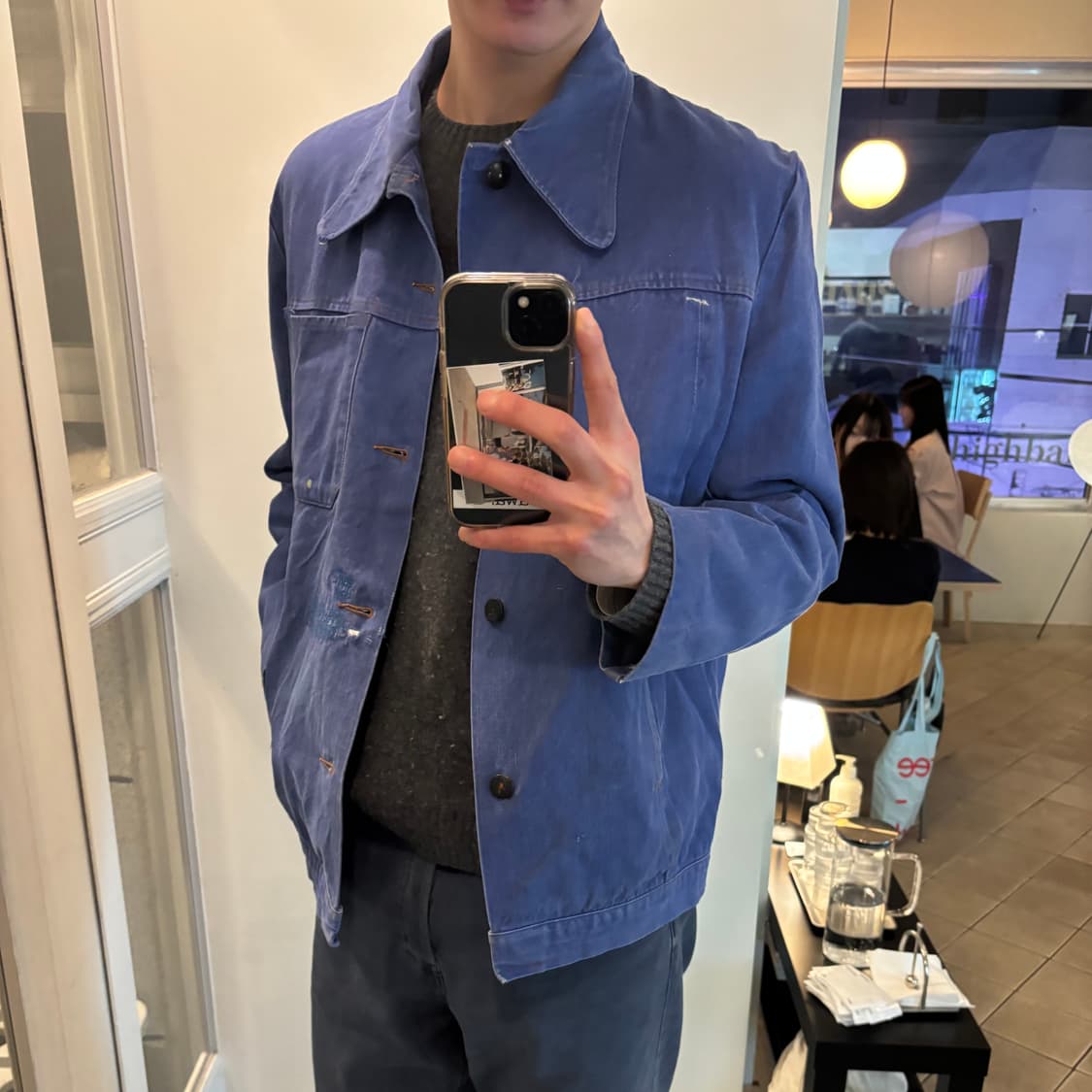 70s og french work jacket 상품이미지6