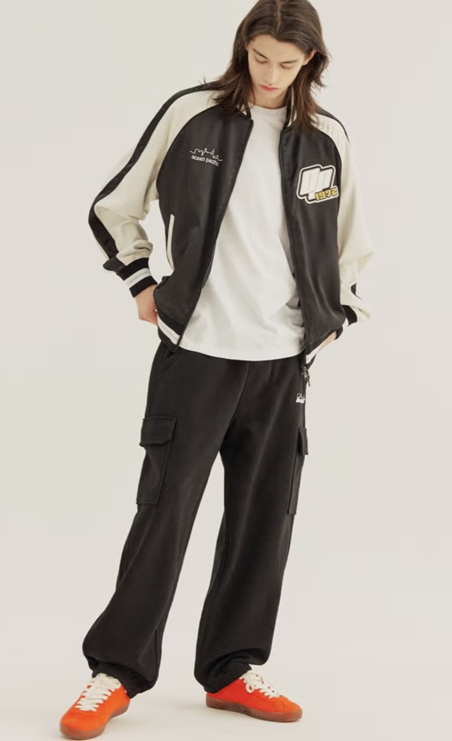 오션퍼시픽 Y2K 바시티 스카잔  자켓  M 상품이미지2