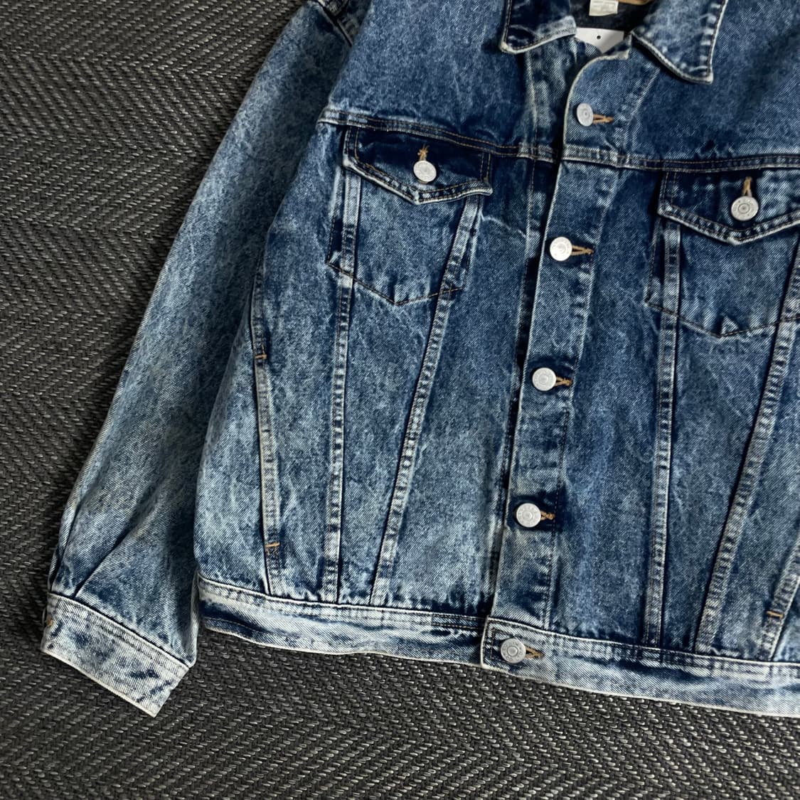 00s 에드윈 USA og 워싱 데님 트러커 자켓o 2915 상품이미지3