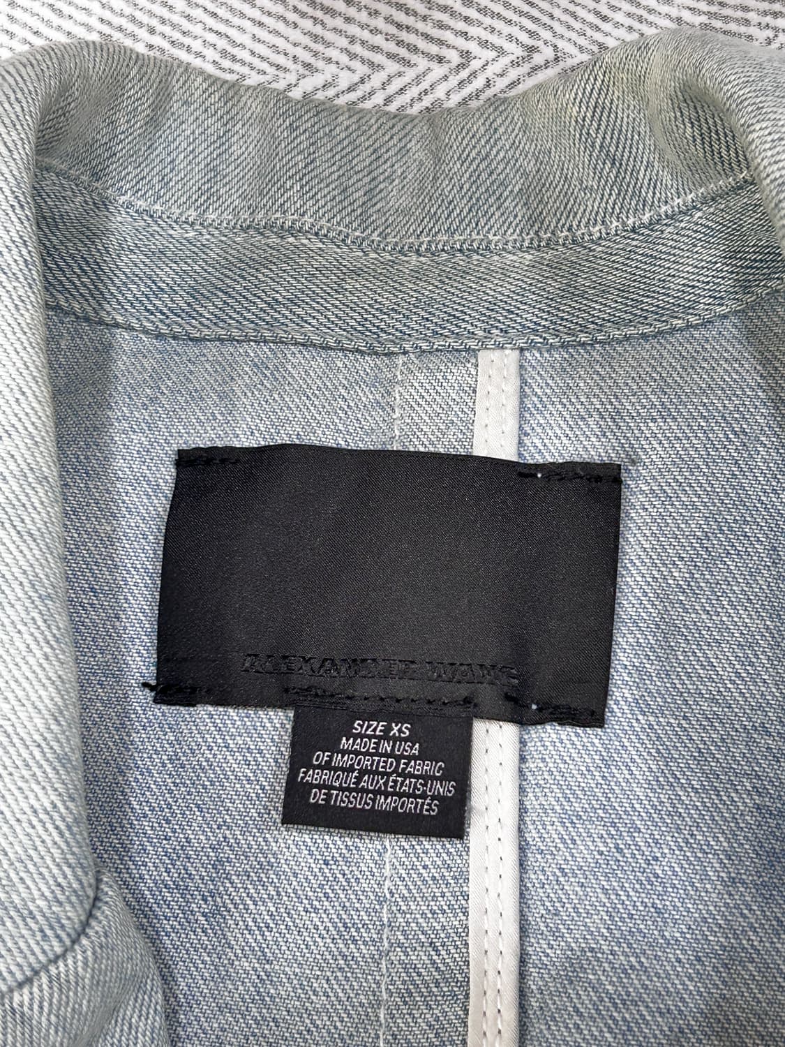 알렉산더왕 디스트로이드 데님 롱코트 여성 XS-S 상품이미지6