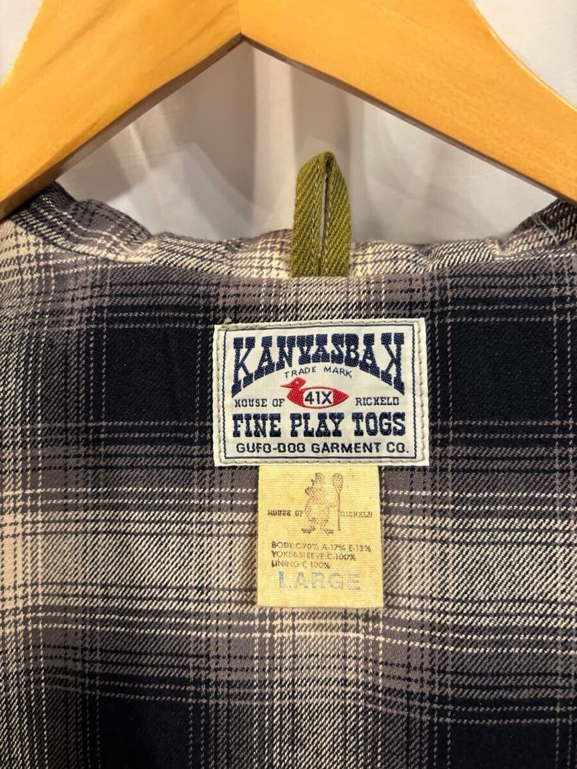 [L] 콜림보 캔버스백 더블매키노 헌팅자켓 상품이미지7