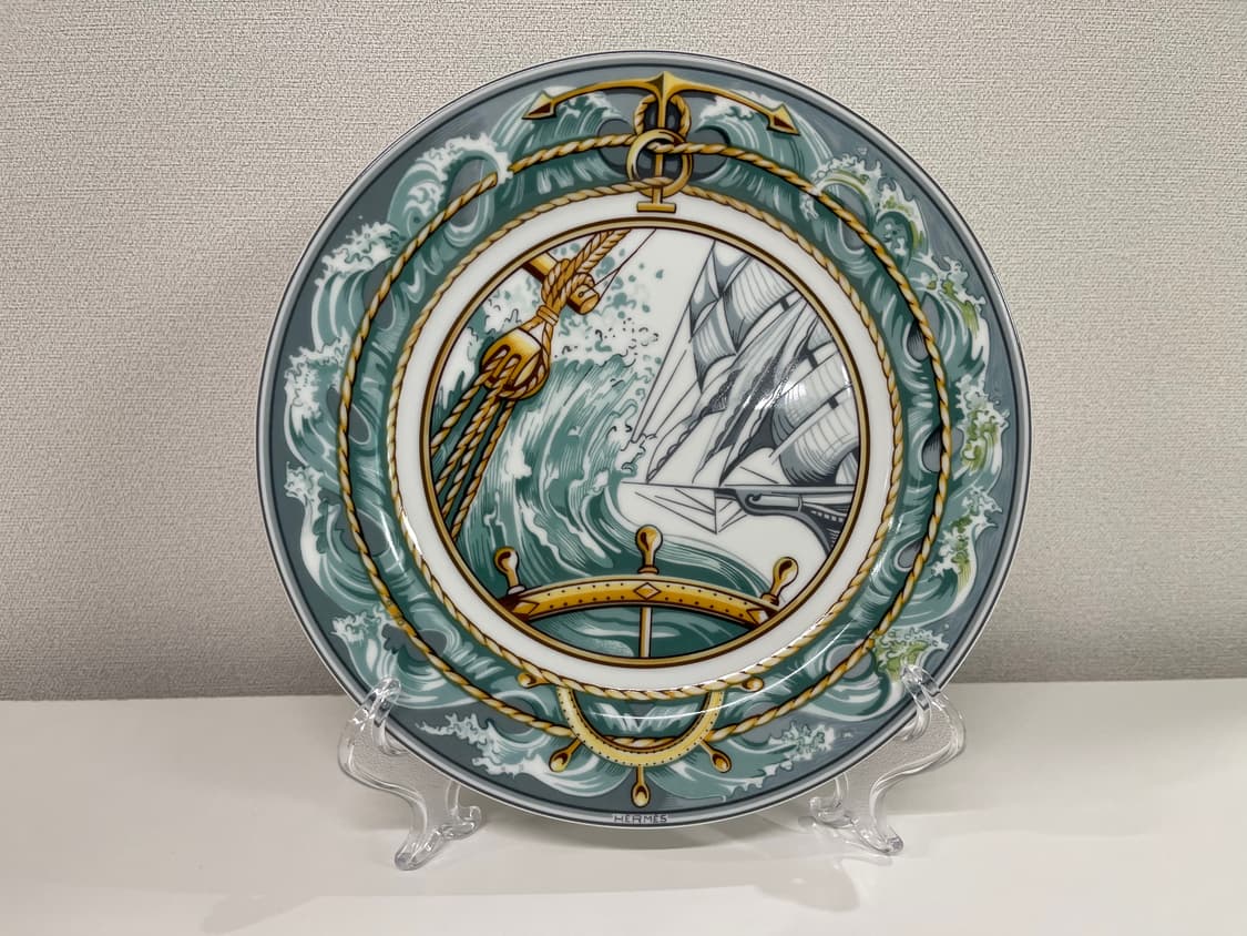 에르메스 패치워크 플레이트 블루 1P HERMES 상품이미지2