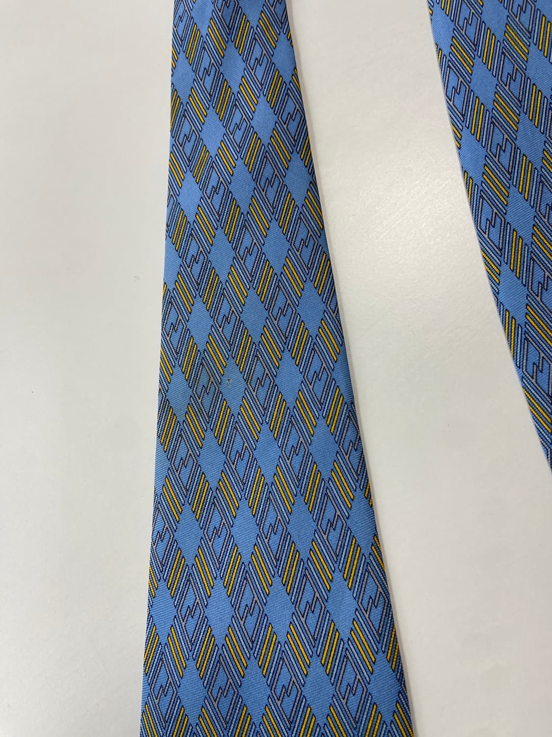 펜디 (FENDI) FF모노그램 정품 명품 넥타이 상품이미지10