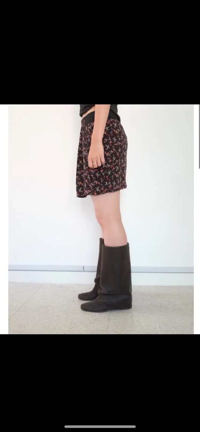 마츠리 VANESSA BRUNO flower pattern skirt 상품이미지1