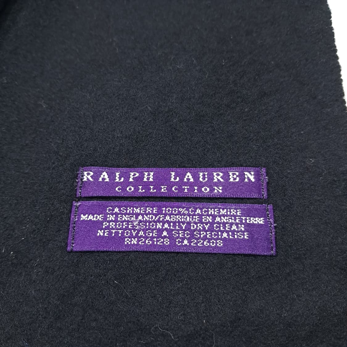 MX576 폴로 90s 영국판 캐시미어 RL자수 퍼플라벨 머플러목도리 상품이미지4
