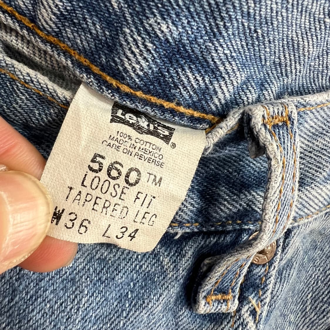 빈티지 리바이스560 데님팬츠 (32) 상품이미지4