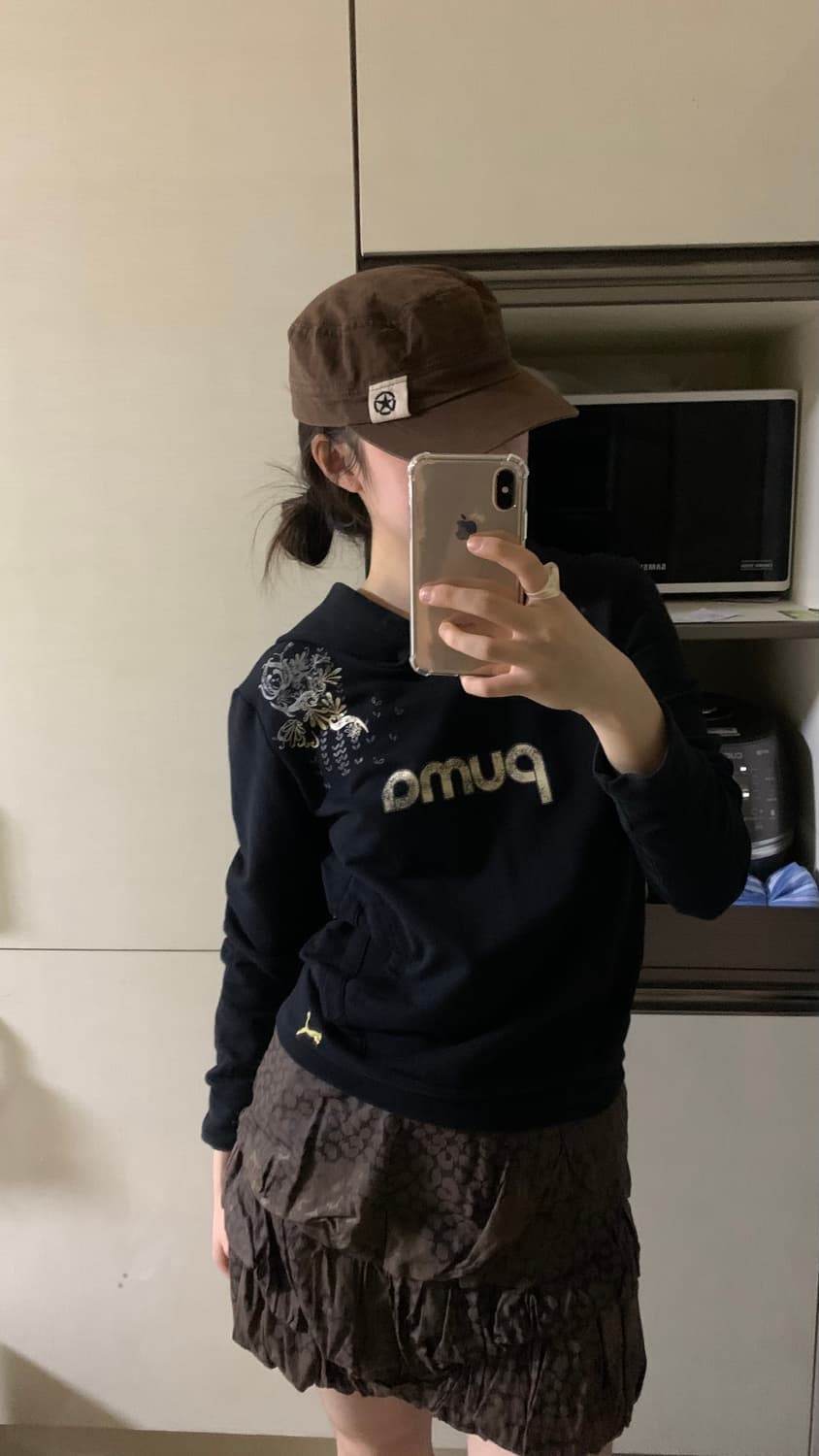 Puma printing vintage hoodie 상품이미지7