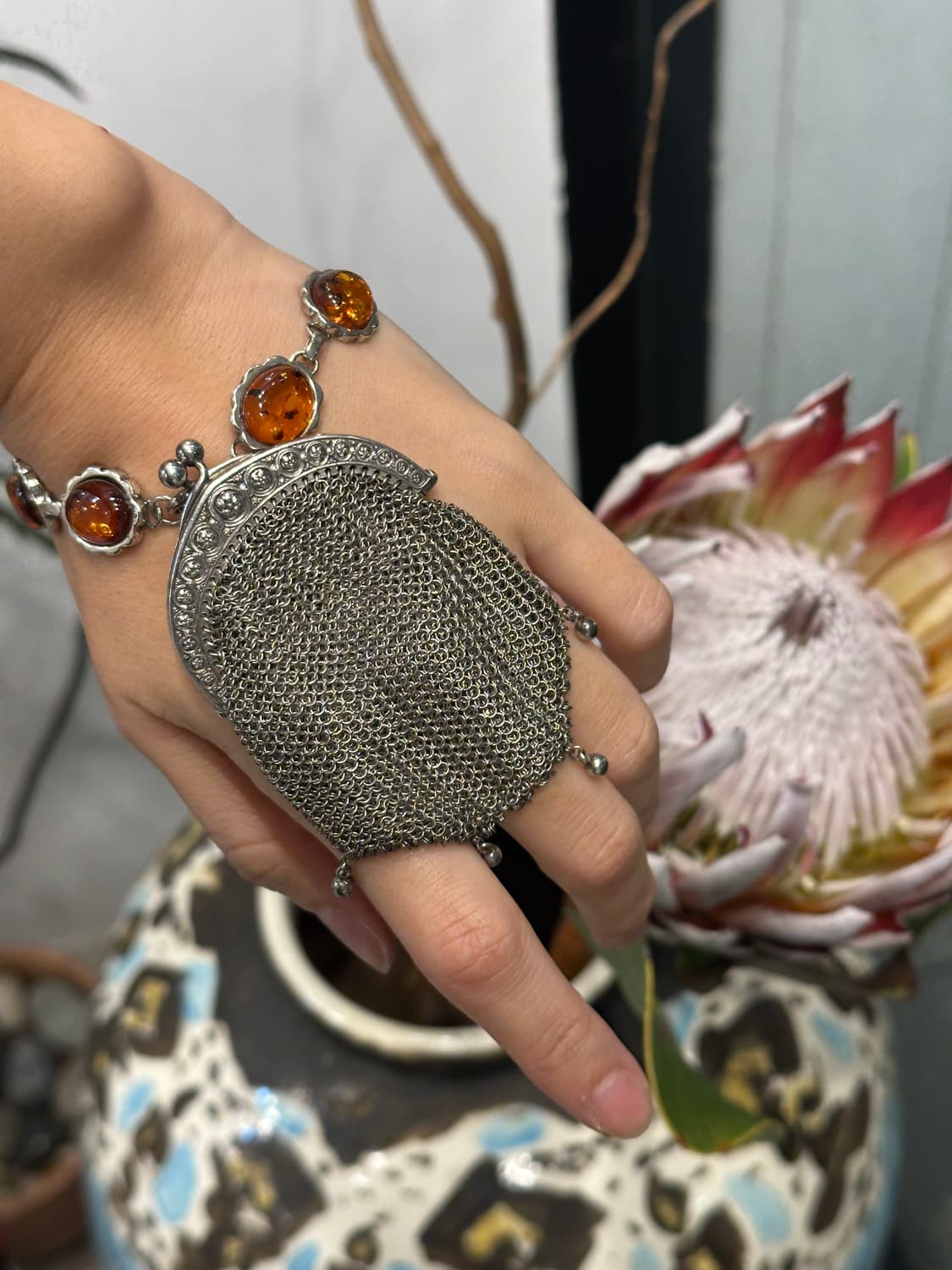 Amber 925silver bracelet   상품이미지6