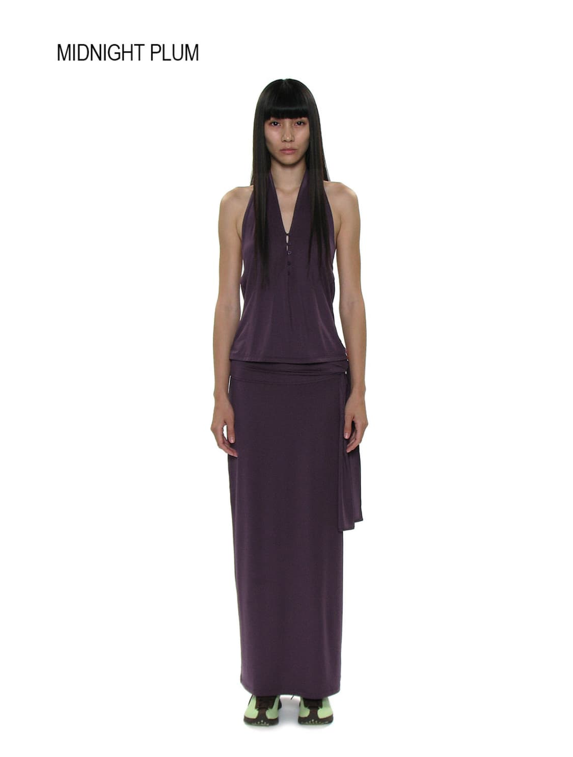 PWC BOW-TIE WAIST JERSEY MASI SKIRT 상품이미지1
